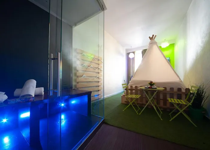 Irooms Jacuzzi Pensionat Rom